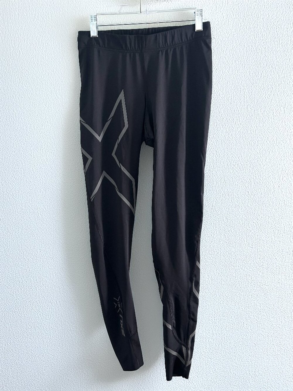 2XU Light Speed-Mid-Rise Compression Running Tights Black Leggings Small Tall - Picture 2 of 8